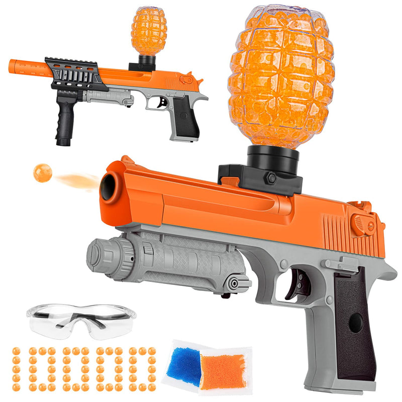 Ferventoys™  Glock 2 in 1 Splatter Ball Gun+ 10,000 Gellets (1 Packs)